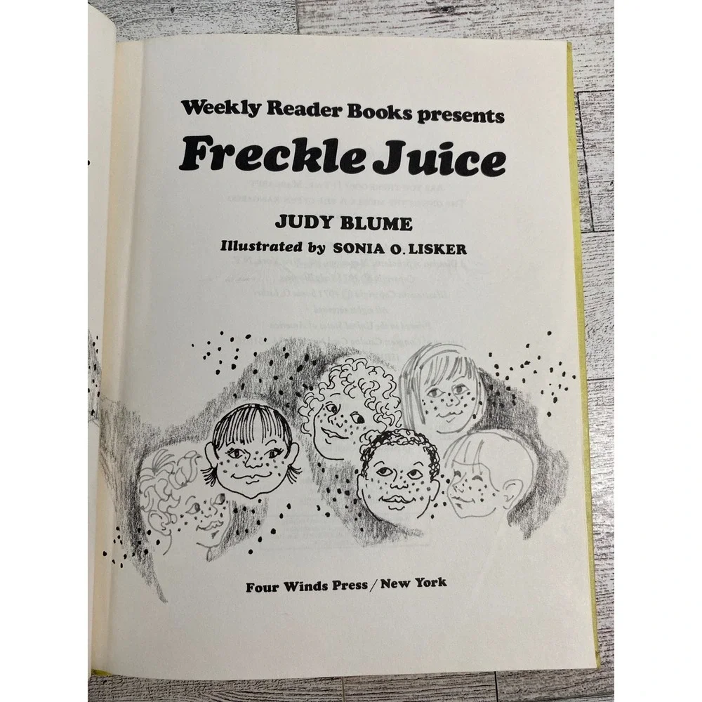 Weekly Reader Books freckle juice
